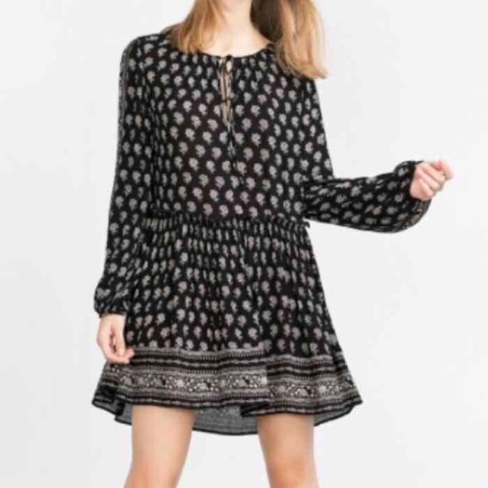 Zara Boho Dress NWT